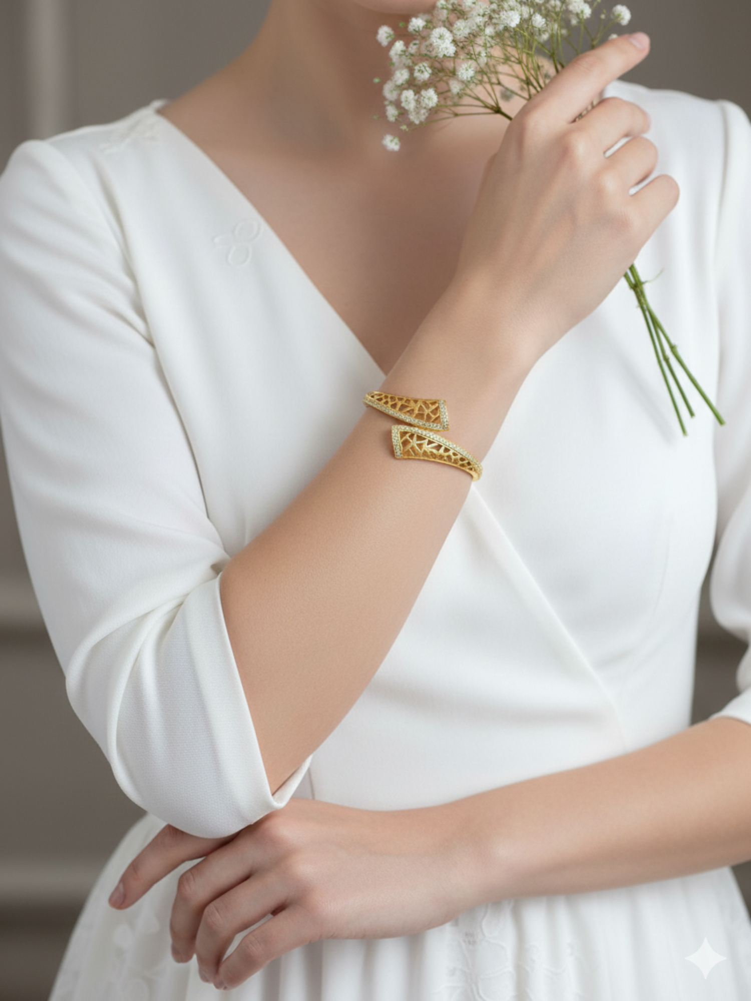 Bling Lattice Bangle - Pack of 1