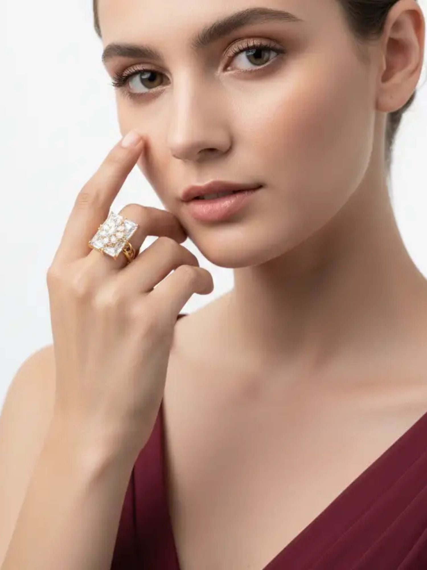 Diamond Lattice Luxe Ring